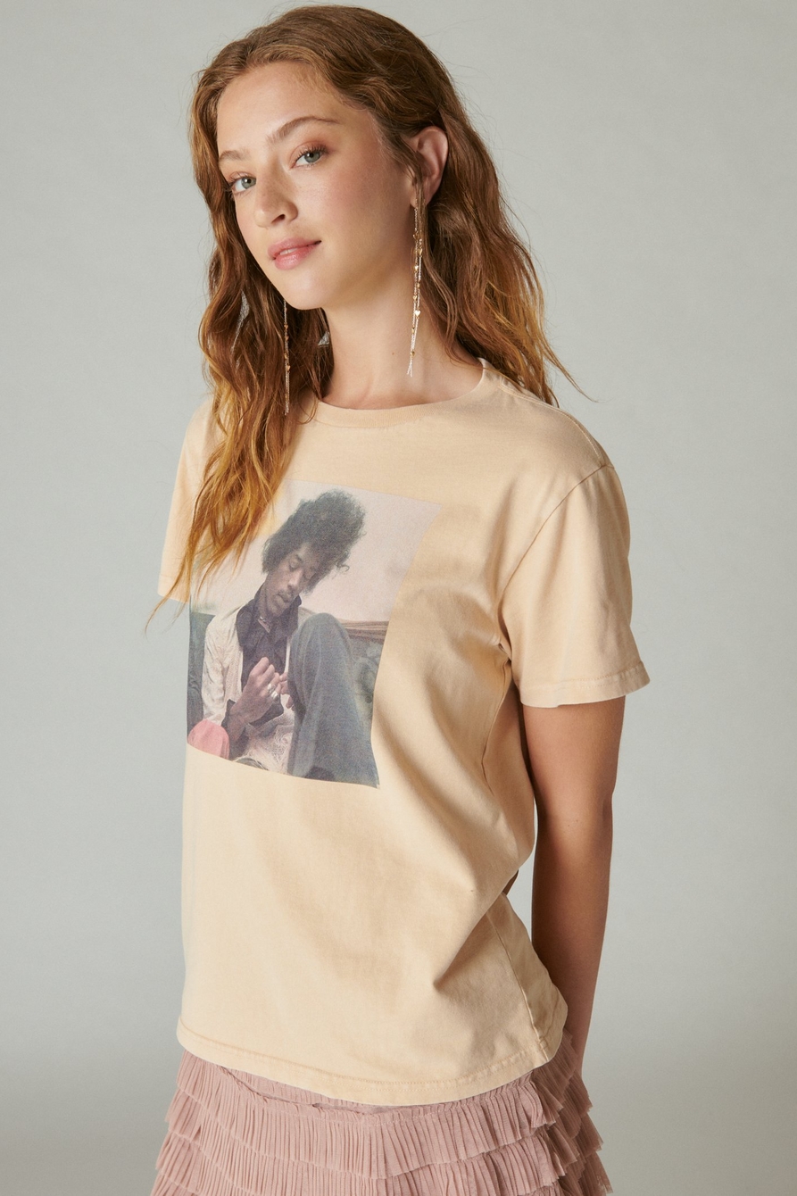 jimi hendrix photo boyfriend tee